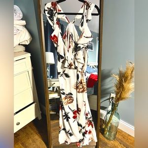 White Floral Summer Dress